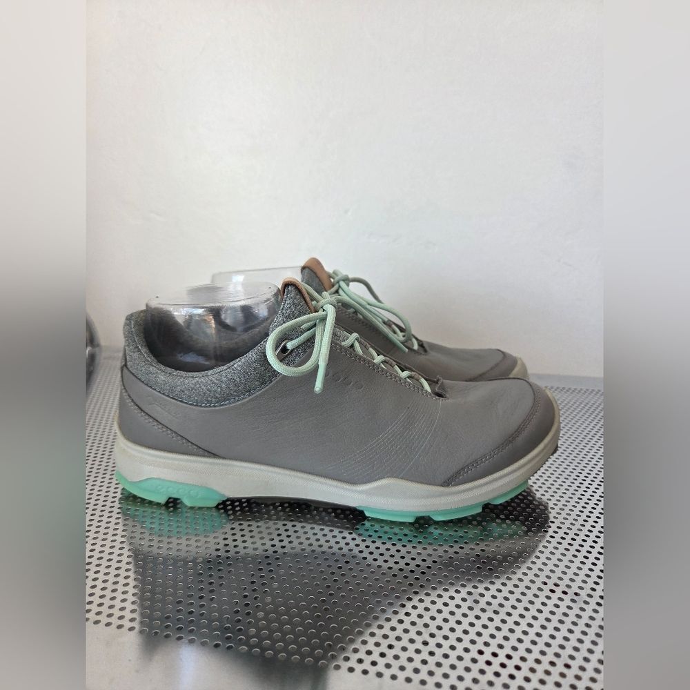 Ecco Women's Golf Biom Hybrid 3 Shoes Athletic Sneakers Gray Green Size 8